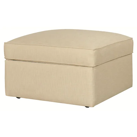 Casual Styled Greenwich Storage Ottoman with Casters